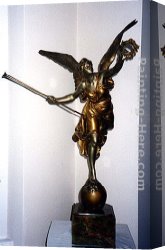 Louis-ernest Canvas Paintings - Fame by Louis-Ernest Barrias