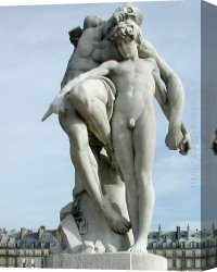 Louis-ernest Canvas Paintings - Le Serment de Spartacus by Louis-Ernest Barrias