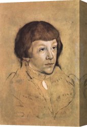 Prince Canvas Paintings - Portrait of a Saxon Prince by Lucas Cranach the Elder
