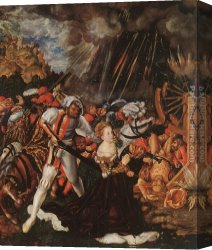 The Martyrdom of St Margaret Canvas Paintings - The Martyrdom of St Catherine by Lucas Cranach the Elder