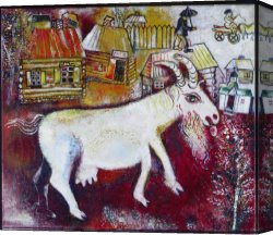 Memory Canvas Paintings - Memory of My Youth by Marc Chagall