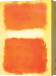 Mark Rothko Canvas Paintings - Acrylic on Paper 1968 by Mark Rothko