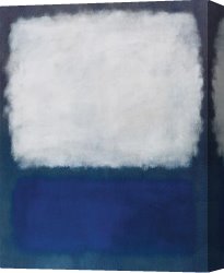 Marks Canvas Paintings - Blue and grey 1962 by Mark Rothko
