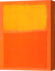 Marks Canvas Paintings - Orange and Yellow by Mark Rothko