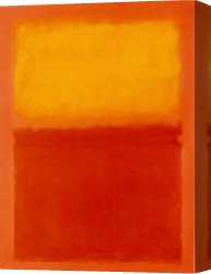 Marks Canvas Paintings - Orange and Yellow3 by Mark Rothko