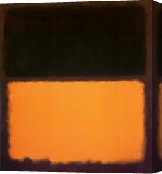Mark Rothko Canvas Paintings - Untitled No 18 c1963 by Mark Rothko