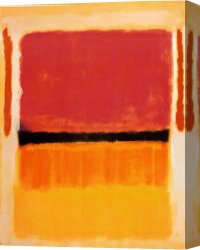 Untitled Green Red on Orange 1951 Canvas Paintings - Untitled Violet Black Orange Yellow on White and Red 1949 by Mark Rothko
