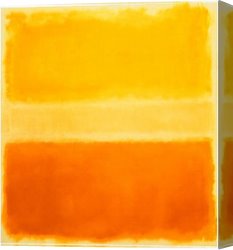 Mark Rothko Canvas Paintings - Yellow and Gold by Mark Rothko