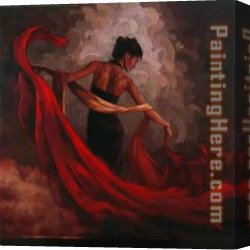 Marks Canvas Paintings - Burning Desire by Mark Spain