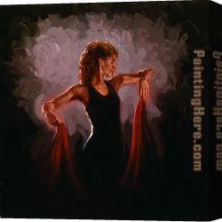 Marks Canvas Paintings - Eternal Flame by Mark Spain