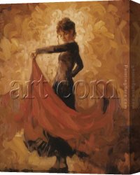 Marks Canvas Paintings - Flamenco I by Mark Spain