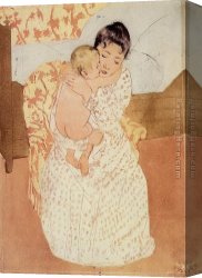 Nude Canvas Paintings - Nude Child by Mary Cassatt