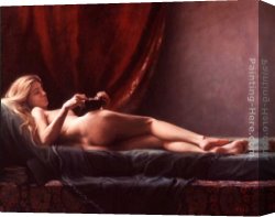 One Moment,please Canvas Paintings - A Tranquil Moment by Maureen Hyde