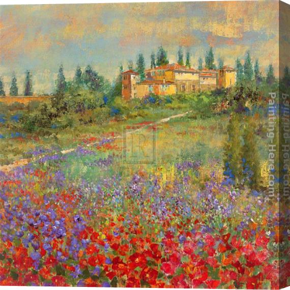 Michael Longo Provencal Village XI Stretched Canvas Painting for sale ...