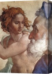 Michelangelo Buonarroti Canvas Paintings - Simoni04 by Michelangelo Buonarroti