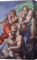 Michelangelo Buonarroti Canvas Paintings - Simoni12 by Michelangelo Buonarroti
