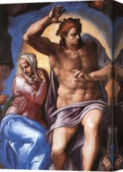Michelangelo Buonarroti Canvas Paintings - Simoni36 by Michelangelo Buonarroti