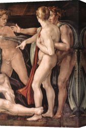 Michelangelo Buonarroti Canvas Paintings - Simoni43 by Michelangelo Buonarroti