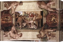 Michelangelo Buonarroti Canvas Paintings - Simoni45 by Michelangelo Buonarroti