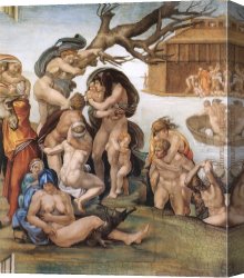 Michelangelo Buonarroti Canvas Paintings - Simoni46 by Michelangelo Buonarroti