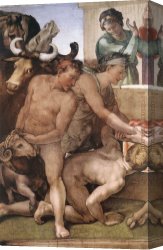 Michelangelo Buonarroti Canvas Paintings - Simoni48 by Michelangelo Buonarroti