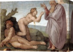 Michelangelo Buonarroti Canvas Paintings - Simoni53 by Michelangelo Buonarroti