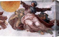 Michelangelo Buonarroti Canvas Paintings - Simoni56 by Michelangelo Buonarroti