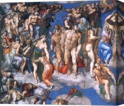 Michelangelo Buonarroti Canvas Paintings - Simoni61 by Michelangelo Buonarroti