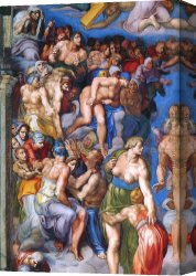 Michelangelo Buonarroti Canvas Paintings - Simoni62 by Michelangelo Buonarroti