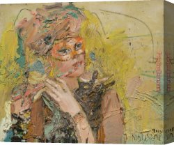 Impasto Canvas Paintings - A Flute by Misti Pavlov