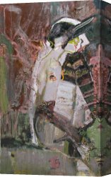 Impasto Canvas Paintings - Loneliness by Misti Pavlov