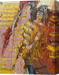 Impasto Canvas Paintings - Sunny Wind I by Misti Pavlov