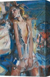 Impasto Canvas Paintings - Wind by Misti Pavlov