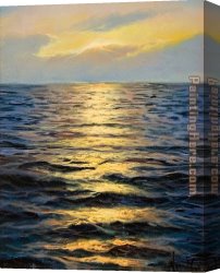 Montllor Canvas Paintings - EN LA DISTANCIA by Navarro Montllor