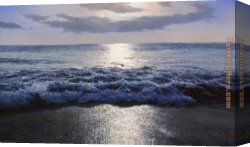 Montllor Canvas Paintings - SU TIEMPO HA VENIDO BRILLAR by Navarro Montllor