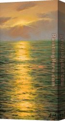 Montllor Canvas Paintings - UN FLASH DEL COLOR by Navarro Montllor