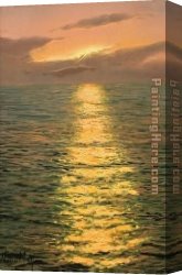 Montllor Canvas Paintings - UN PRINCIPIO HERMOSO by Navarro Montllor