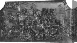 Nicolas-sebastien Adam Canvas Paintings - The Martyrdom of Sainte Victoire by Nicolas-Sebastien Adam