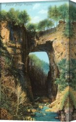 Norman Parkinson Canvas Paintings - Natural Bridge, Virginia by Norman Parkinson