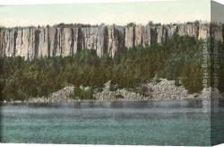 Norman Parkinson Canvas Paintings - Palisades, Hudson River by Norman Parkinson