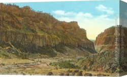 Norman Parkinson Canvas Paintings - Ten Sleep Canyon, Wyoming by Norman Parkinson