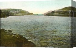 Nearing Camp on The Upper Colorado River Canvas Paintings - Upper Columbia River, Oregon by Norman Parkinson