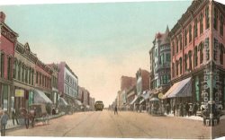 Norman Parkinson Canvas Paintings - West Park Street, Butte, Montana by Norman Parkinson