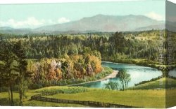 Mansfield Canvas Paintings - Winooski Valley and Mt. Mansfield, Burlington, Vermont by Norman Parkinson