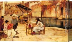 Oliver Canvas Paintings - An Afternoon of Gossip by Oliver Rhys