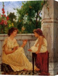 Oliver Canvas Paintings - Ancient Pastimes by Oliver Rhys