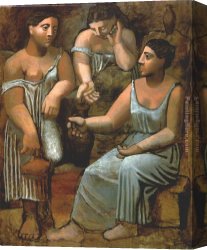 Promise of Spring Canvas Paintings - Three Women at the Spring by Pablo Picasso