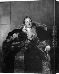 Delaroche Canvas Paintings - Portrait of a Marquise by Paul Delaroche