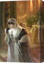 Early Canvas Paintings - An Early Departure by Paul Edouard Rosset-Granger