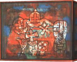 Chinese Porcelain Canvas Paintings - Chinese Porcelain by Paul Klee